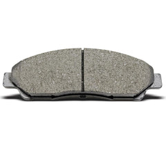 Close up of DYZJKWJW D1280 front brake pads showing friction material