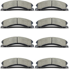 DYZJKWJW D1411 front brake pad set for Silverado reduces wheel dust.