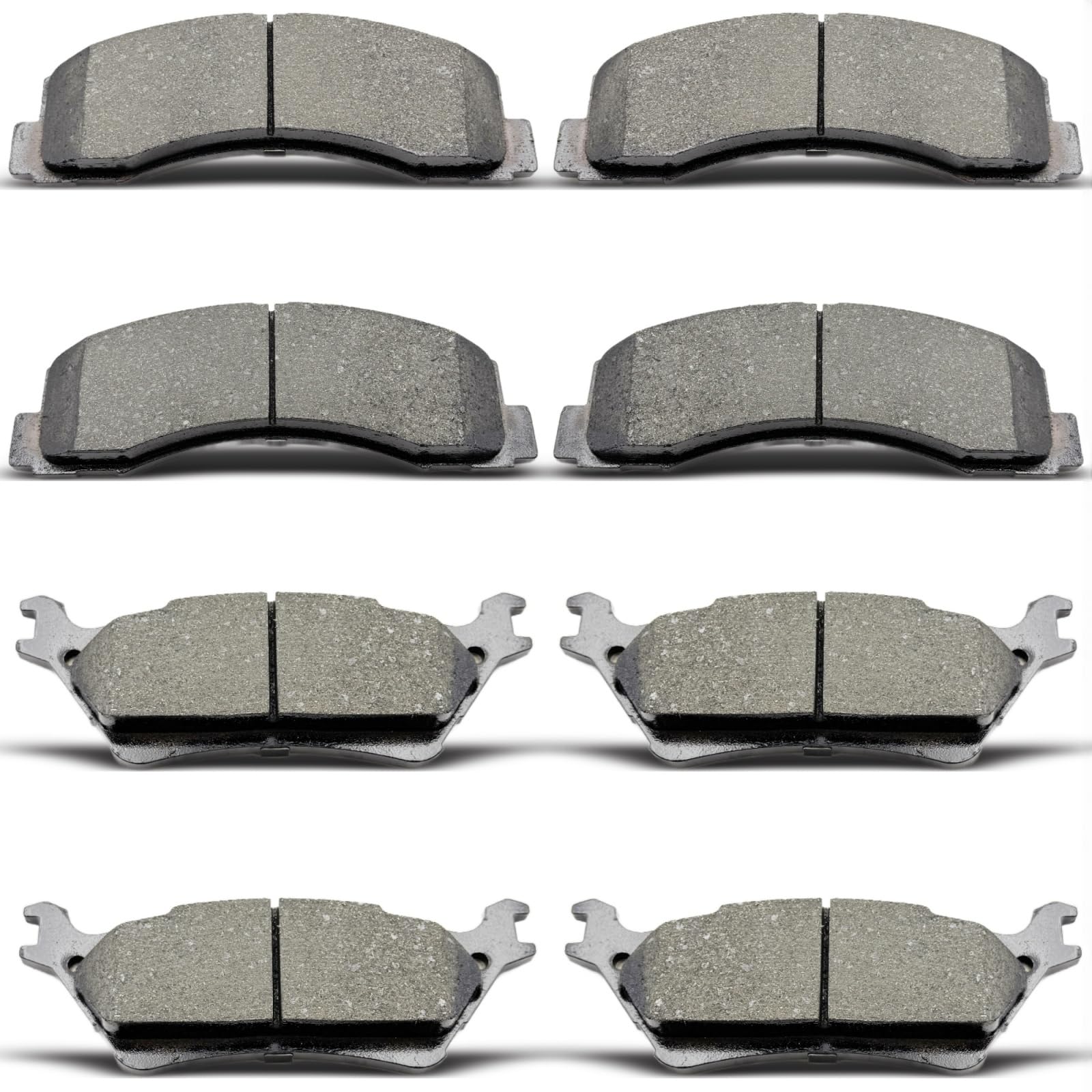 DYZJKWJW ceramic brake pads for Ford F-150 deliver low dust and steady braking.