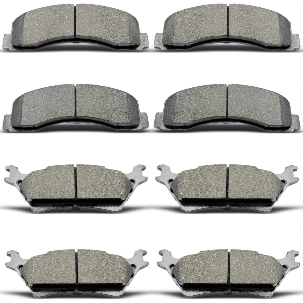 DYZJKWJW ceramic brake pads for Ford F-150 deliver low dust and steady braking.