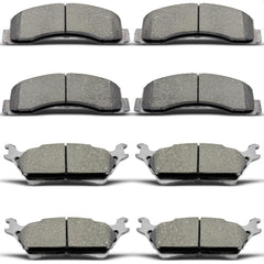 DYZJKWJW ceramic brake pads for Ford F-150 deliver low dust and steady braking.