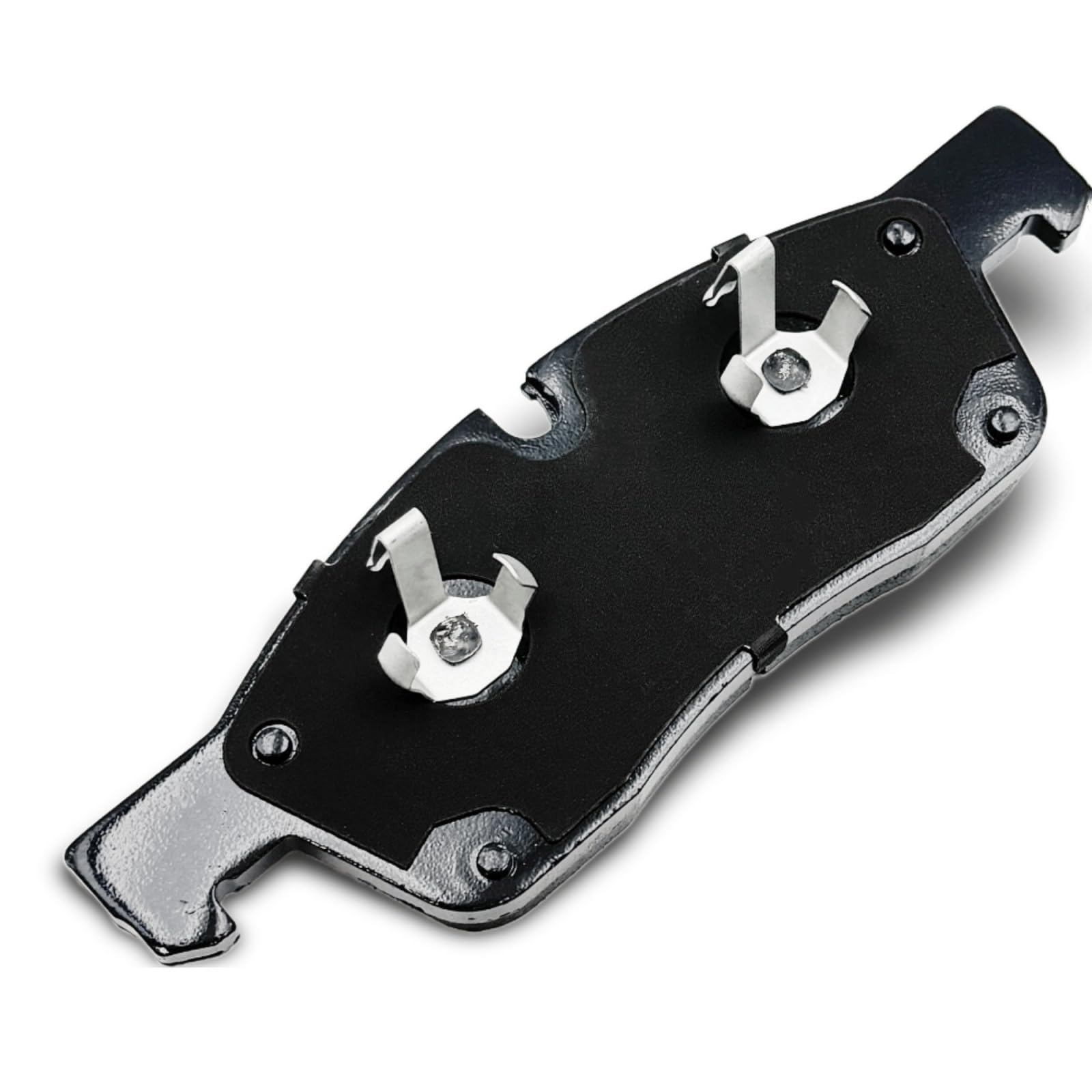 DYZJKWJW D1498 rear brake pad close-up showing durable backing and friction surface