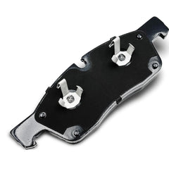 DYZJKWJW D1498 rear brake pad close-up showing durable backing and friction surface