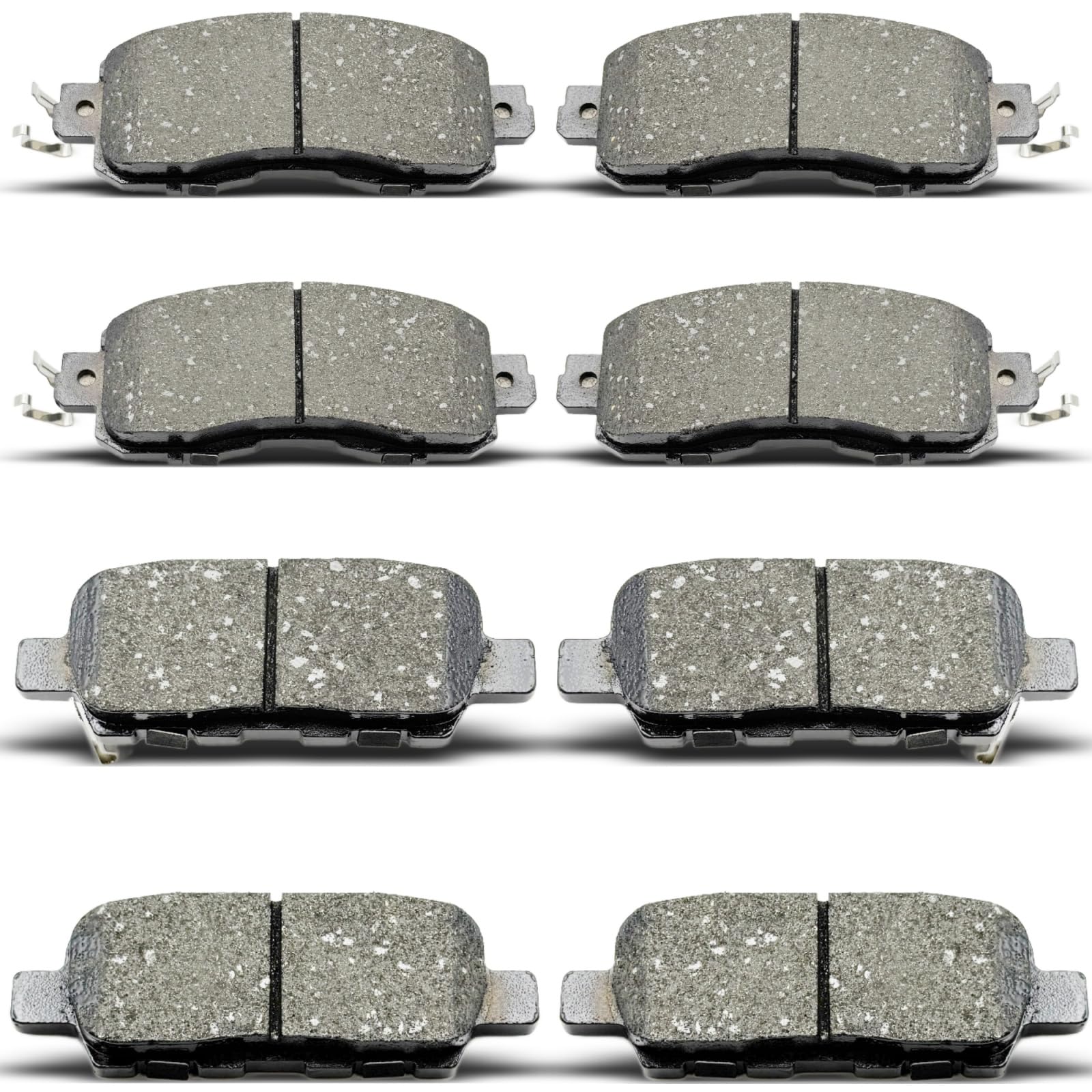 DYZJKWJW D905 D1650 front brake pads for Altima and Leaf, smooth, low-dust braking