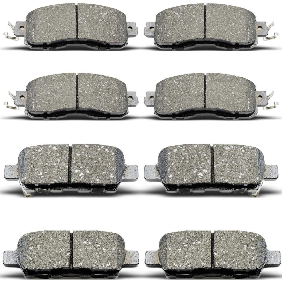 DYZJKWJW D905 D1650 front brake pads for Altima and Leaf, smooth, low-dust braking