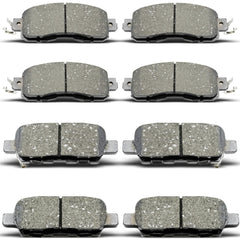 DYZJKWJW D905 D1650 front brake pads for Altima and Leaf, smooth, low-dust braking
