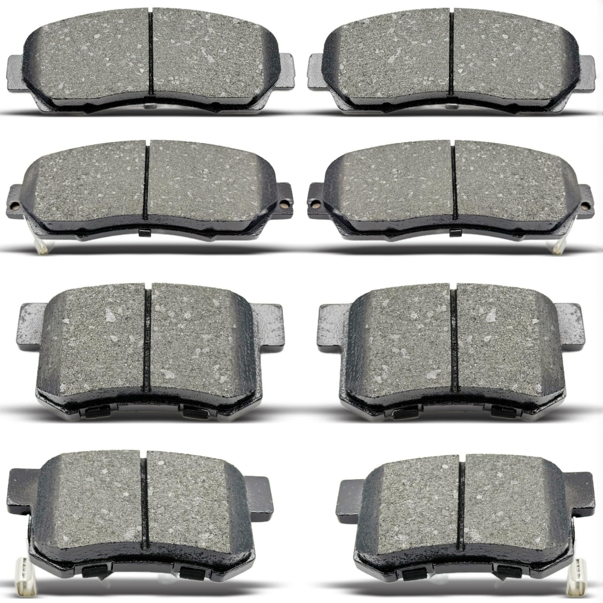 DYZJKWJW front and rear brake pads set shown for broad Honda compatibility.