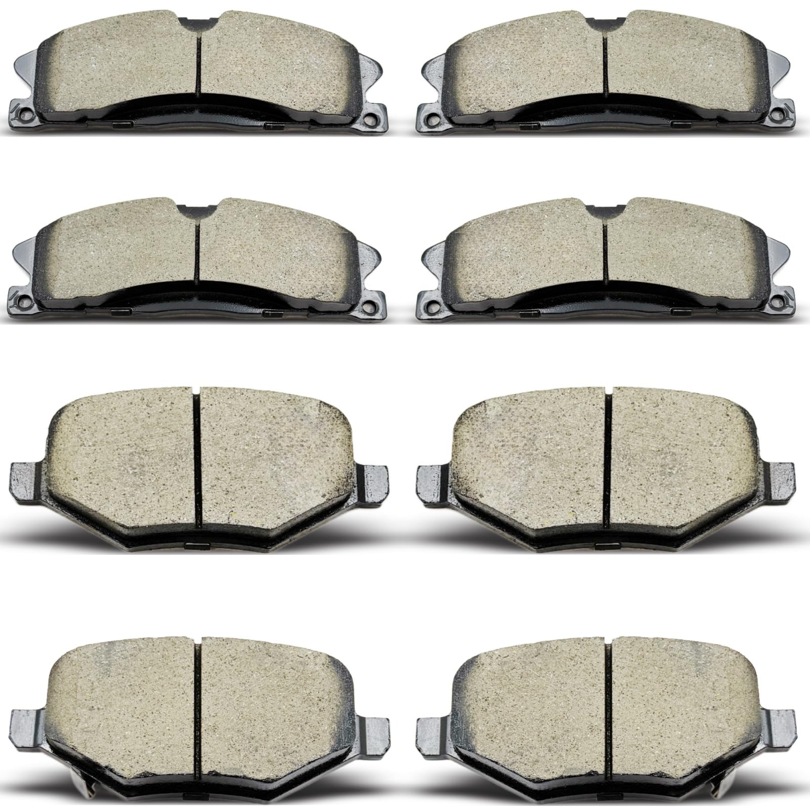 DYZJKWJW front-rear ceramic brake pads for Ford with low-dust performance