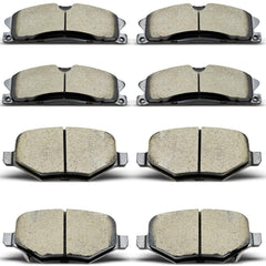 DYZJKWJW front-rear ceramic brake pads for Ford with low-dust performance