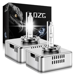 DZG D5S headlight bulb 6000K emits bright white light for Silverado visibility