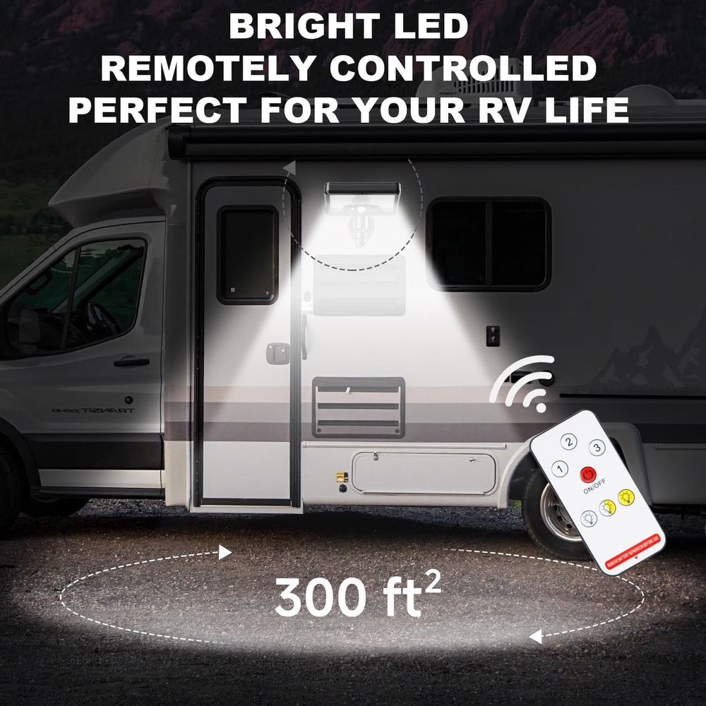 DZGKGM IP65 waterproof exterior lights withstand rain and dust on rugged trips.