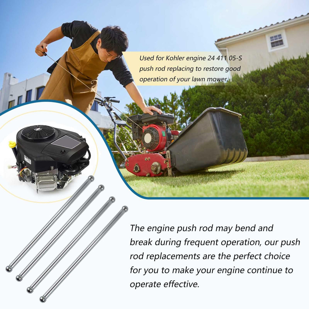 DZQPPC push rod 6in length with 152 mm reference for accurate engine fit