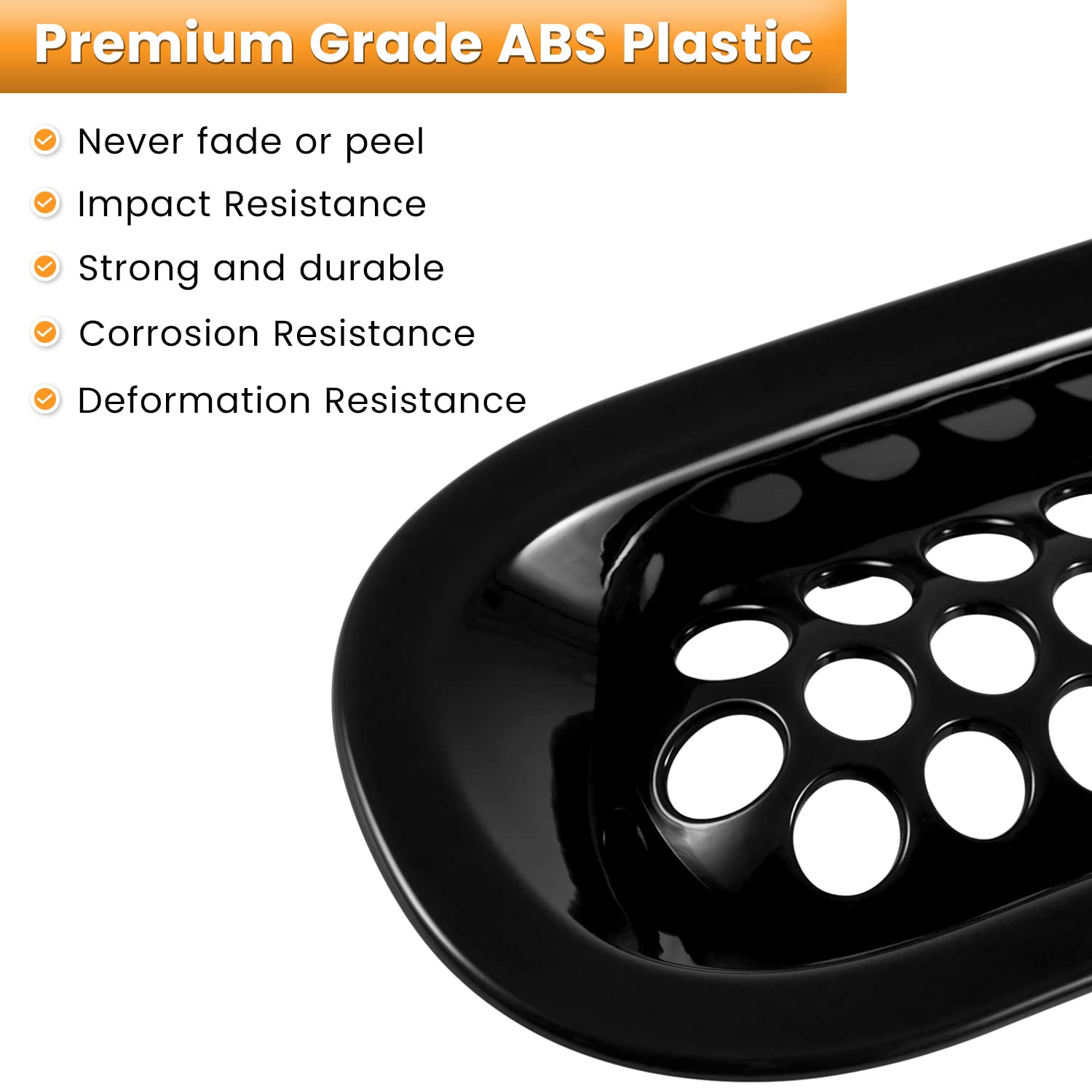 Anti-corrosion and durable design withstands harsh weather with E-cowlboy inserts.
