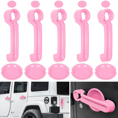 E-cowlboy door handle cover inserts pink protect finishes and add stylish flair