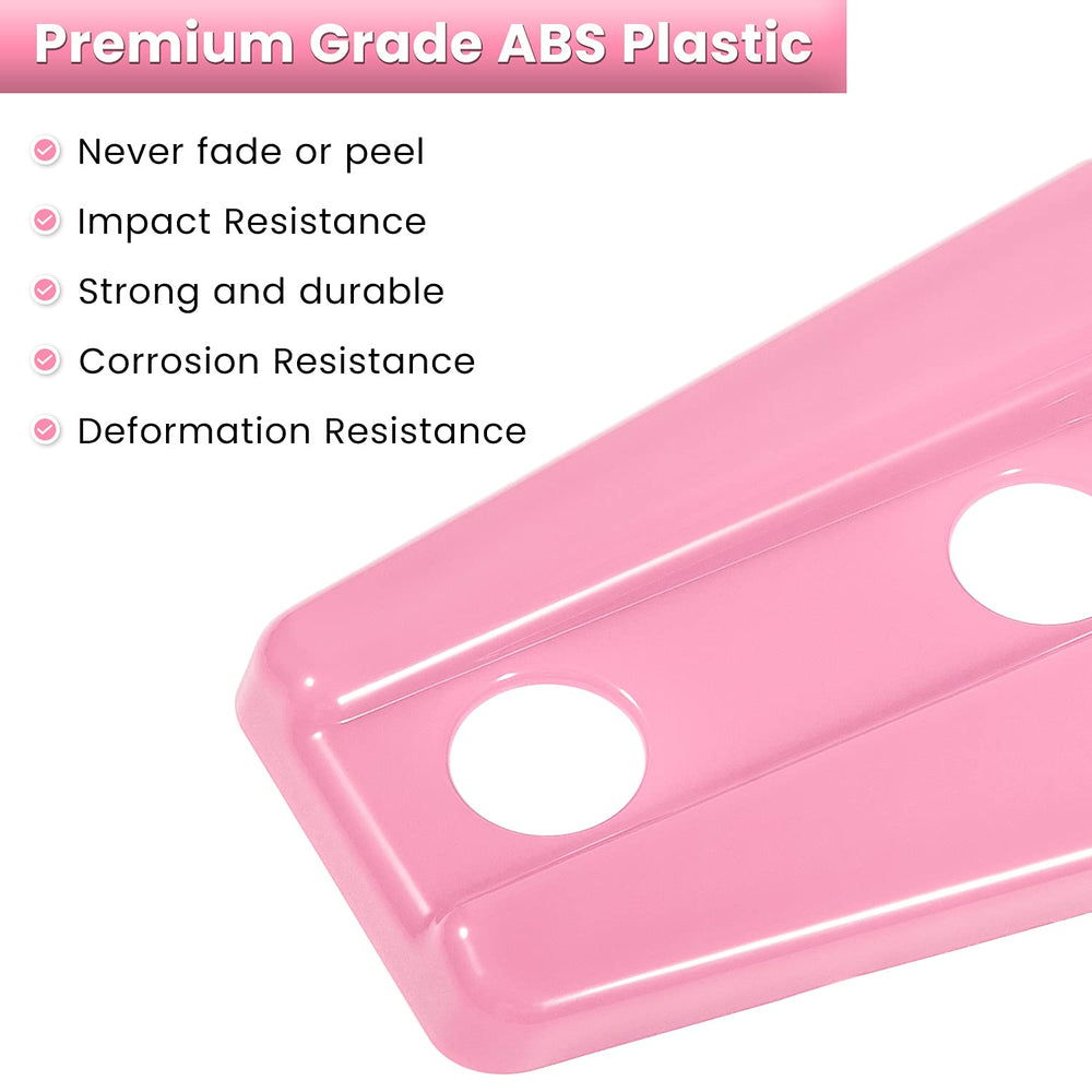 Durable ABS material of E-cowlboy pink hinge cover.