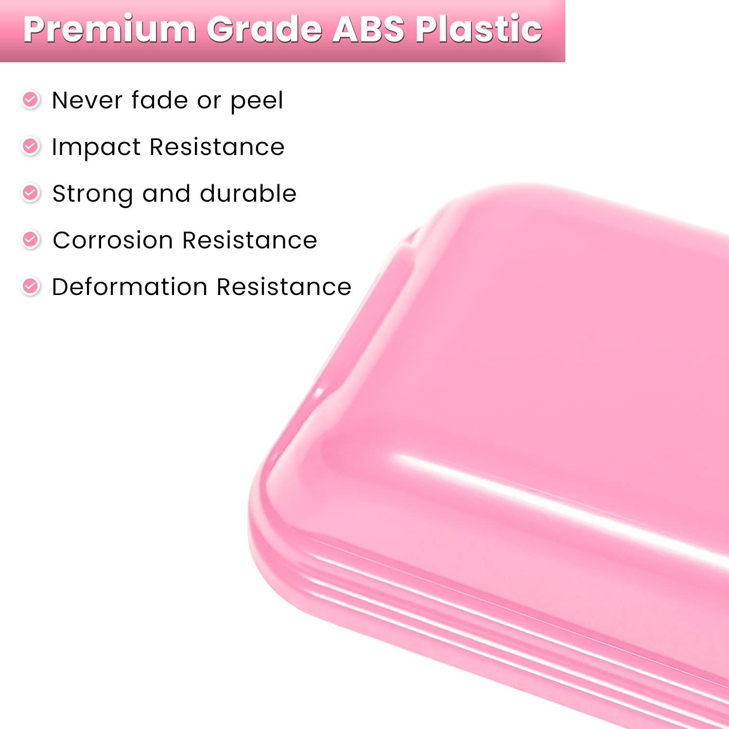 ecowlboy pink hinge cover texture detail emphasizes premium finish.