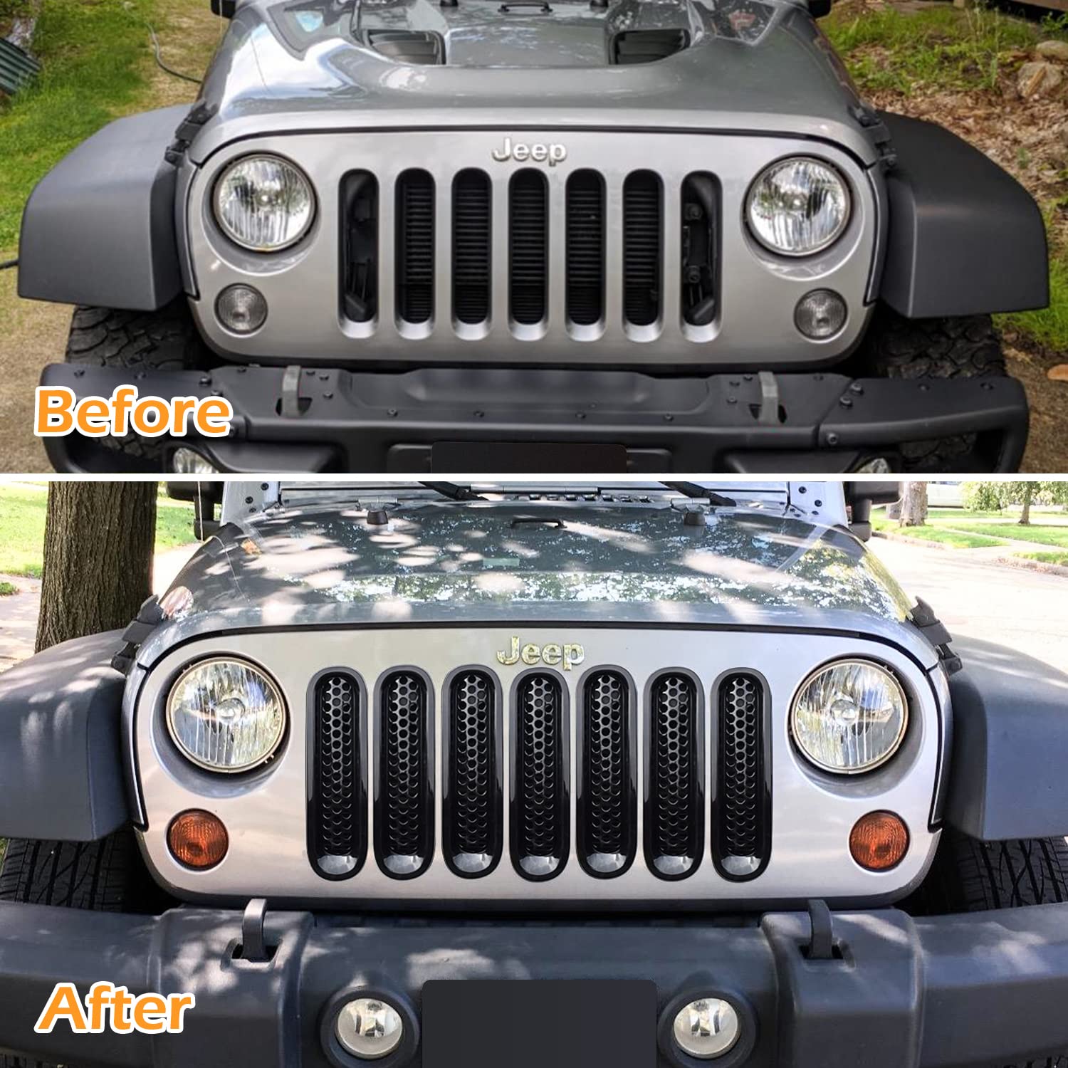 Scratch and debris shield helps keep the grille area cleaner with E-cowlboy inserts.