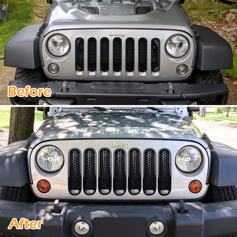 Scratch and debris shield helps keep the grille area cleaner with E-cowlboy inserts.