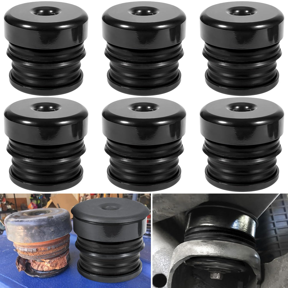 E-cowlboy silicone body mount kit front view for smoother Ford F-250 ride