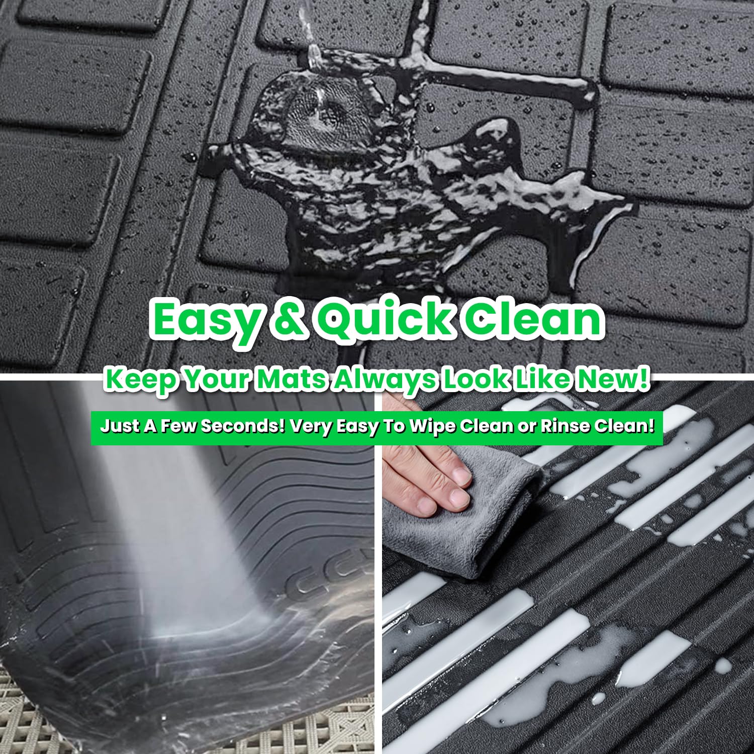 E-cowlboy odorless TPE liner offers safe, durable all weather protection.