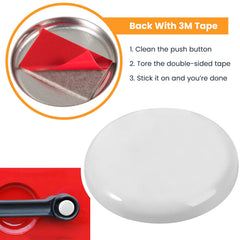 E-cowlboy white anodized aluminum cover resists oxidation for lasting shine.