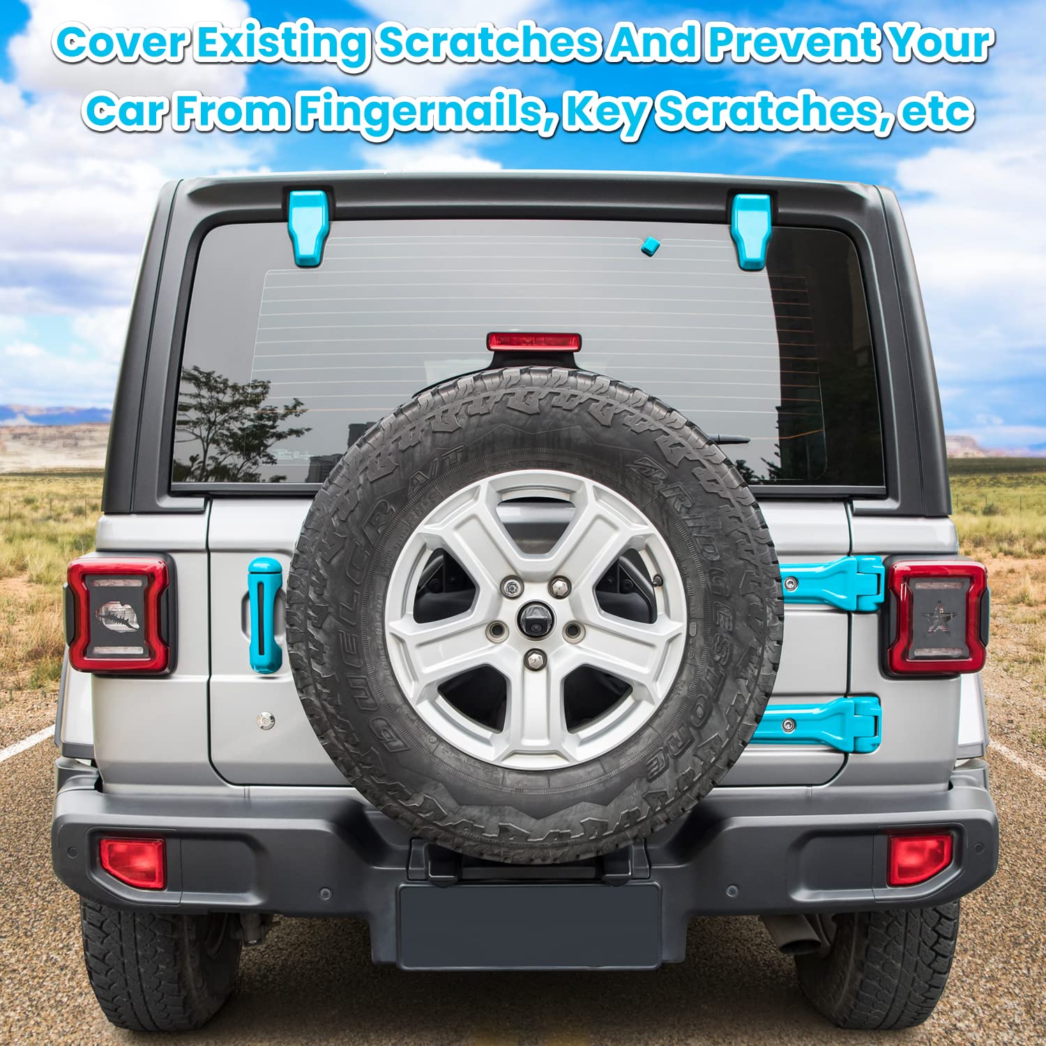 E-cowlboy window hinge cover shields hinges from dust while boosting style.