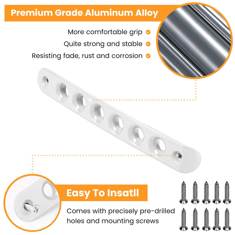 E-cowlboy Wrangler door handle decor elevates exterior with white finish.