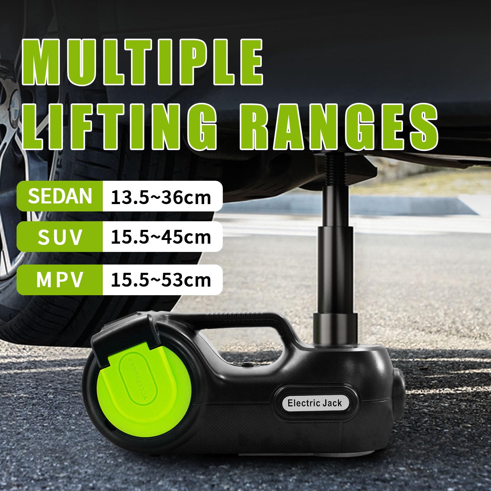 E-HEELP waterproof design and dual LEDs for day or night use.