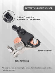 E-Shin battery current sensor installation guide demonstrates easy, tool-light integration.
