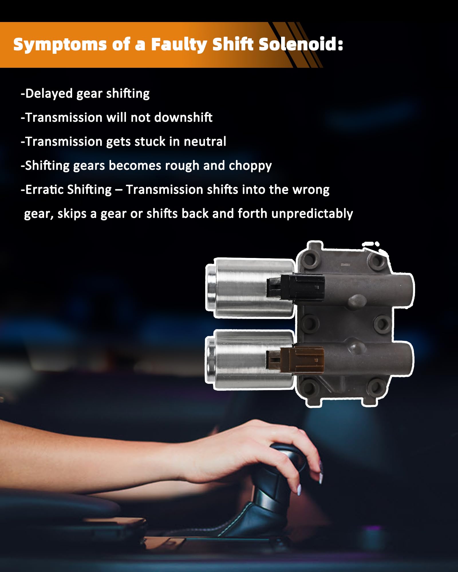 E-Shin packaged solenoid with manual included.
