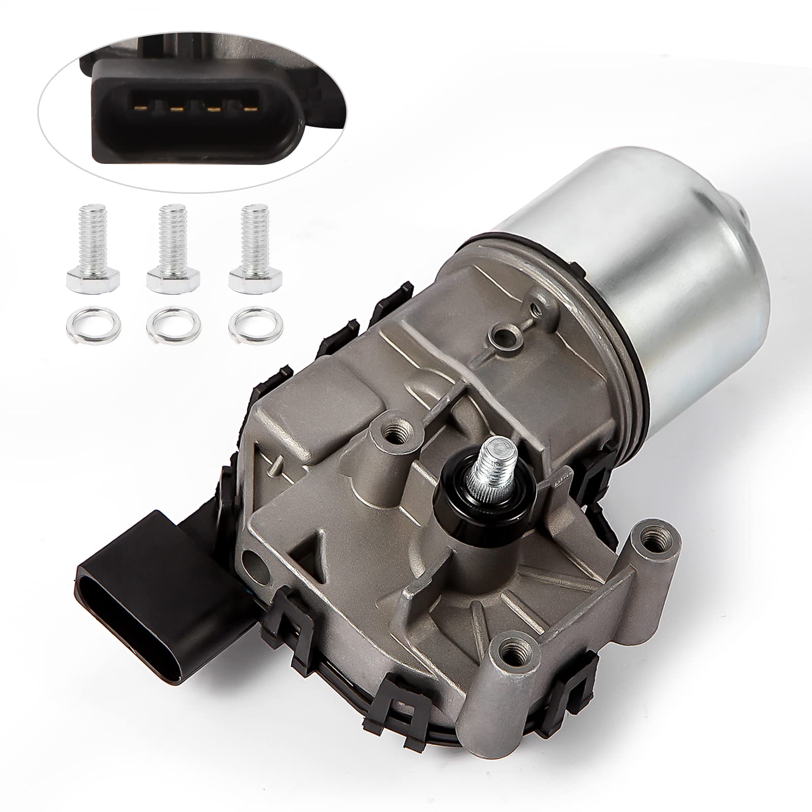 E-Vniko windshield wiper motor front view for precise VW Jetta replacement