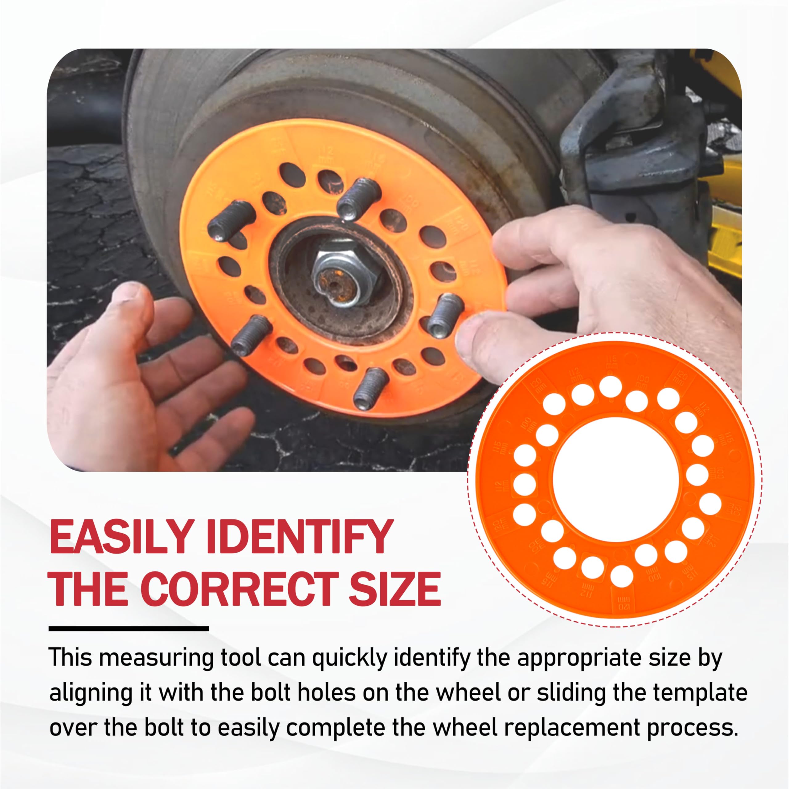 eaacaa wheel pattern measuring on vehicle provides practical reference.