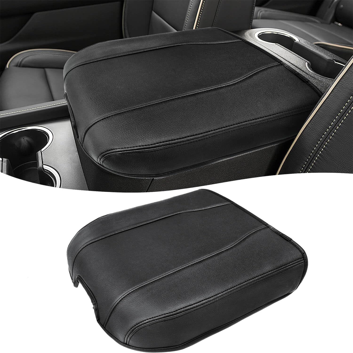 Eaglecover center console cover on Silverado protects against scratches.