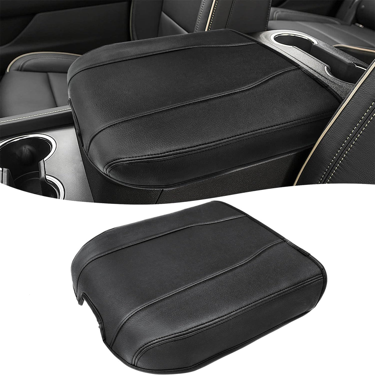 Eaglecover center console cover on Silverado protects against scratches.