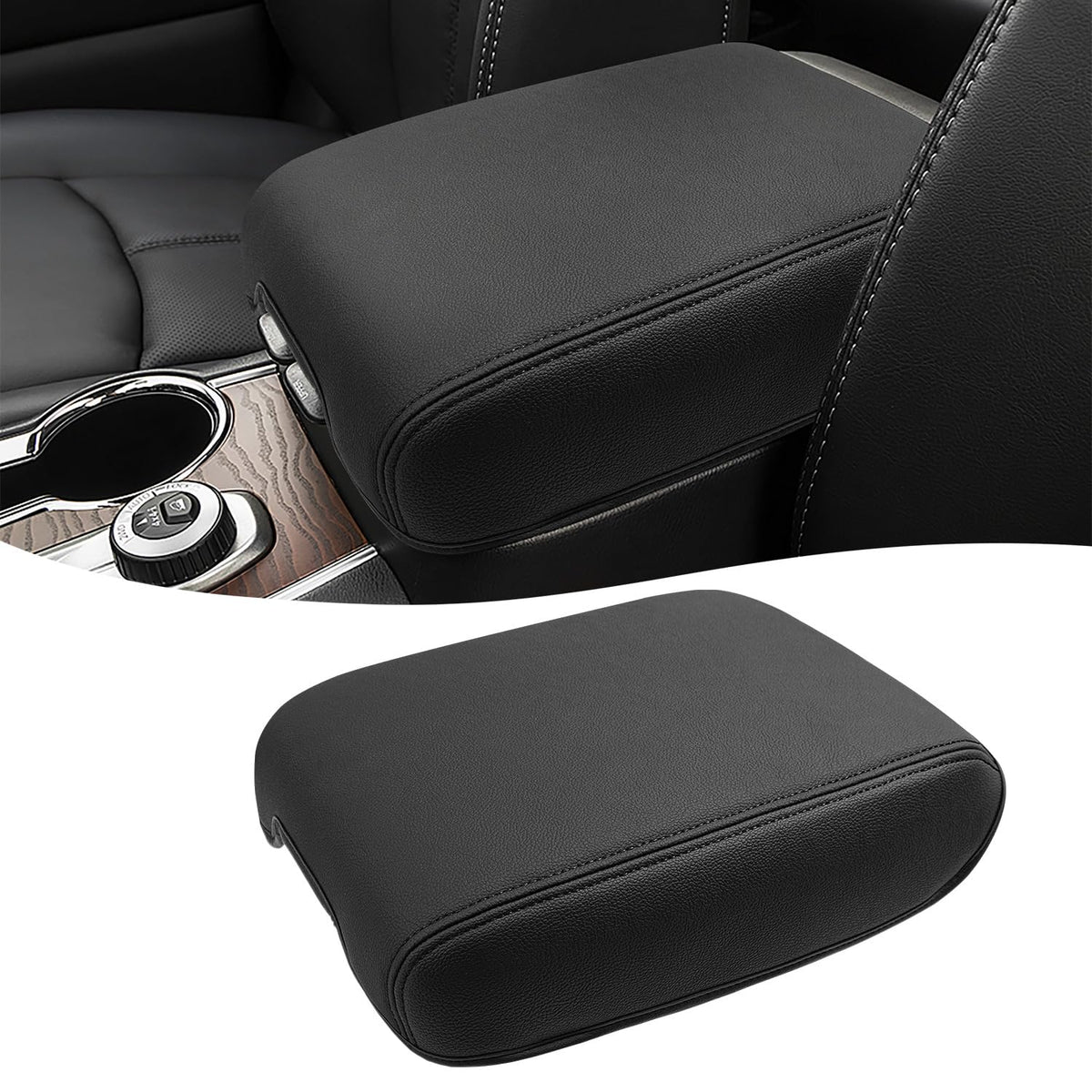 Eaglecover center console cover showing precise fit for QX60/JX35 and Pathfinder interior.