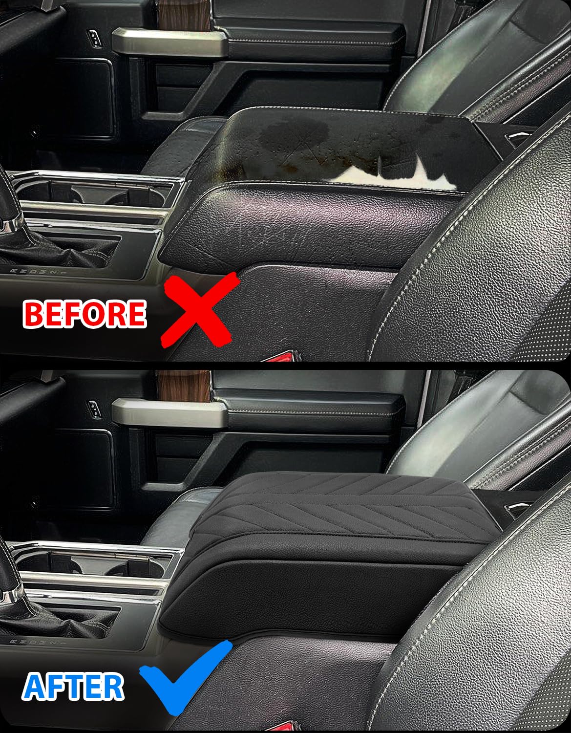 Eaglecover console cover shown with pet-friendly protection