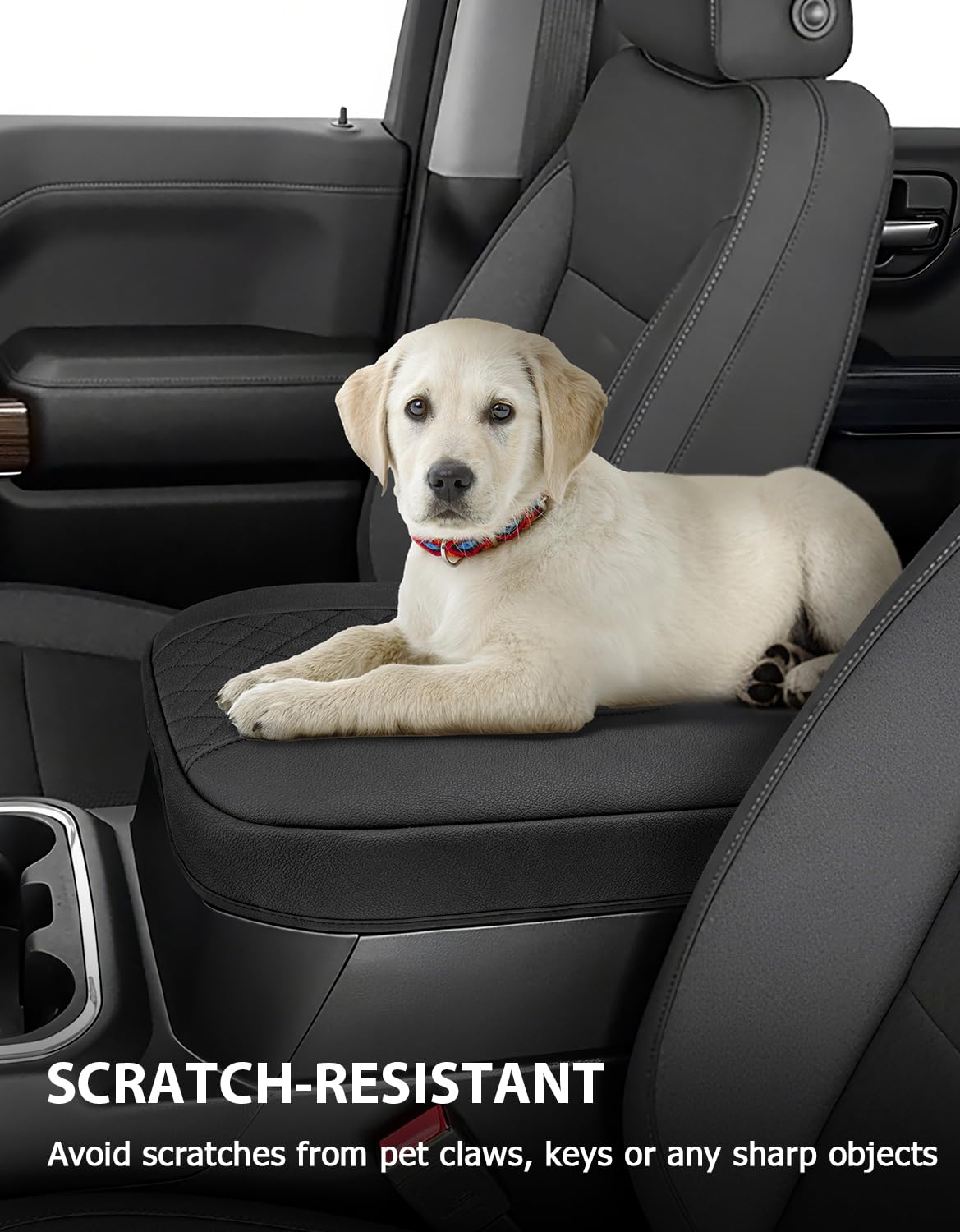 Eaglecover center console cover with soft sponge for Tahoe Suburban armrest comfort.
