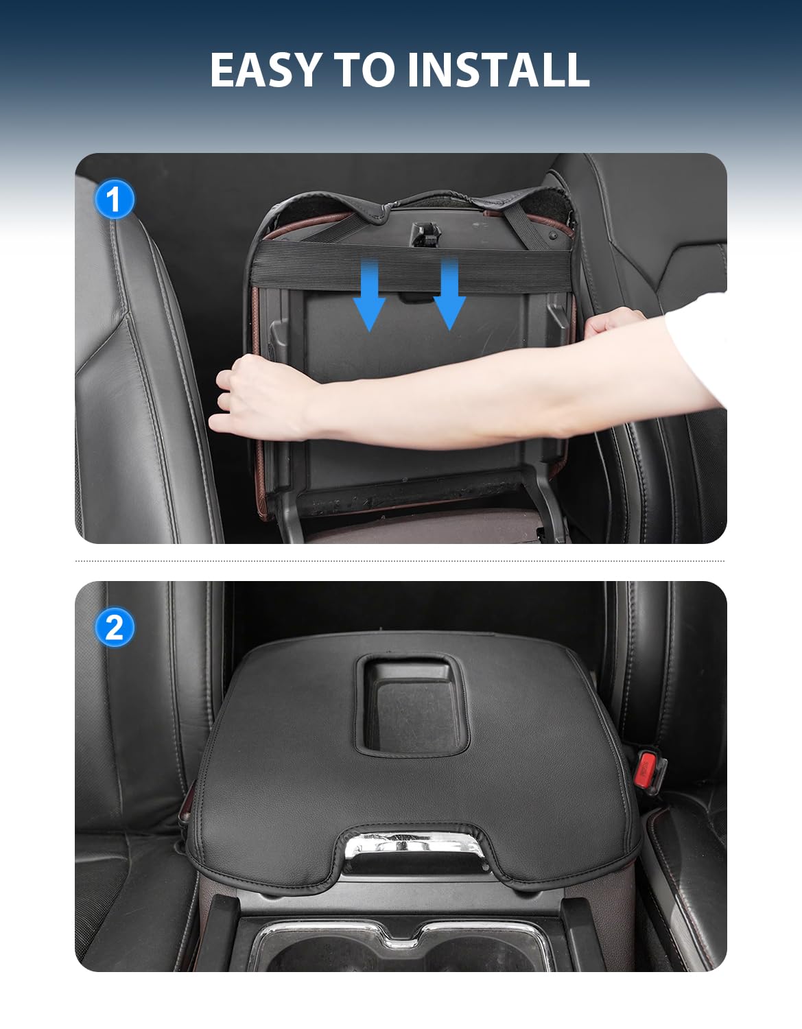 Eaglecover dual anti-slip design maintains console stability