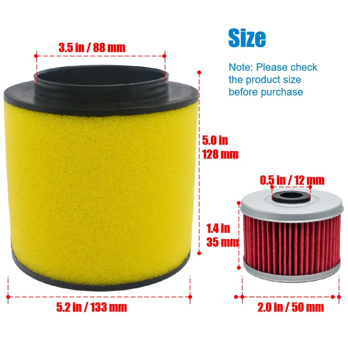 Eamonhigh 17254-HN1-000 oil filter for Honda engines supports reliable filtration