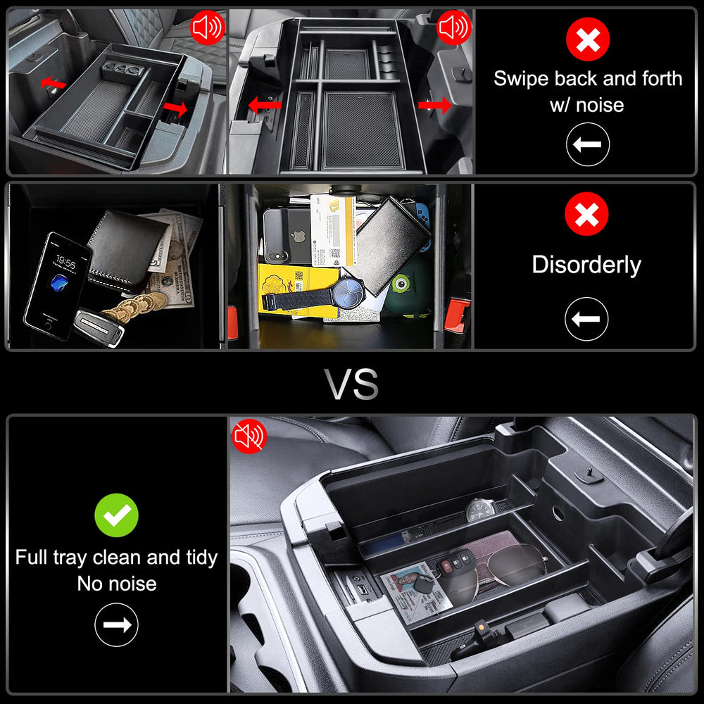 Eamplest ABS construction provides durable interior organization