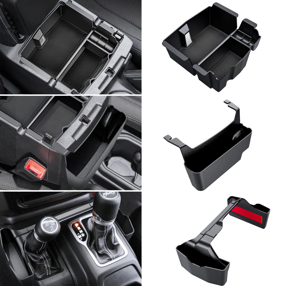 Eamplest center console organizer for Jeep Wrangler JL/JLU adds organized storage