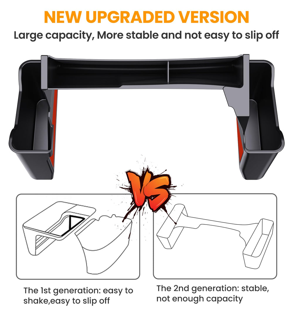Eamplest console tray side install on Wrangler, showing quick upgrade without tools