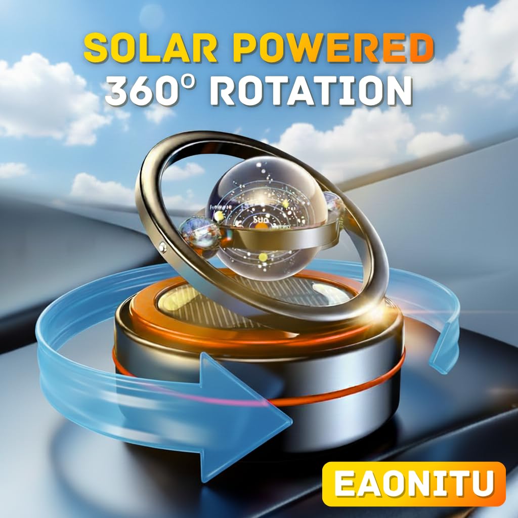 eaonitu Solar Dashboard Spinner aroma cores sold separately for customizable scents.