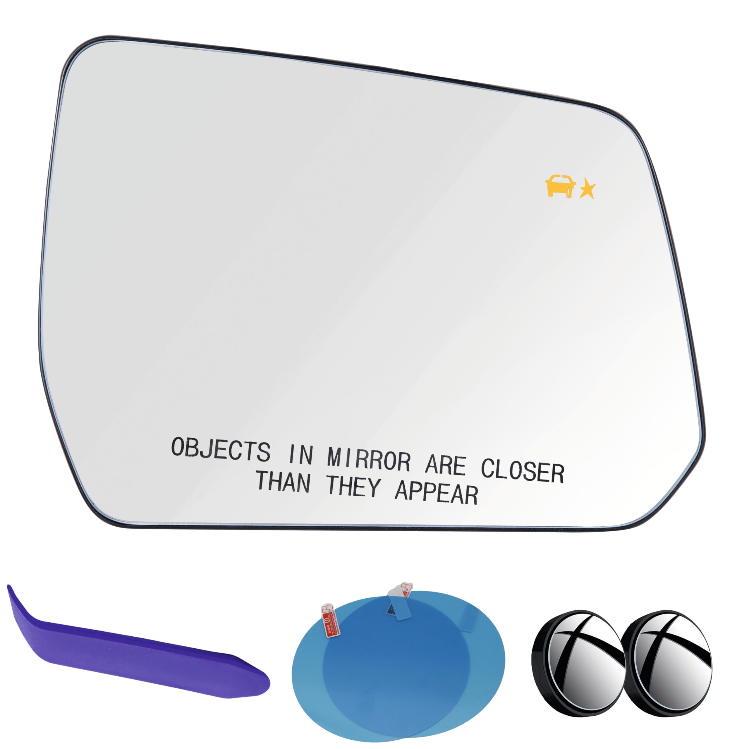 EAP passenger side mirror glass for GMC Acadia improves right-side visibility on daily driving.