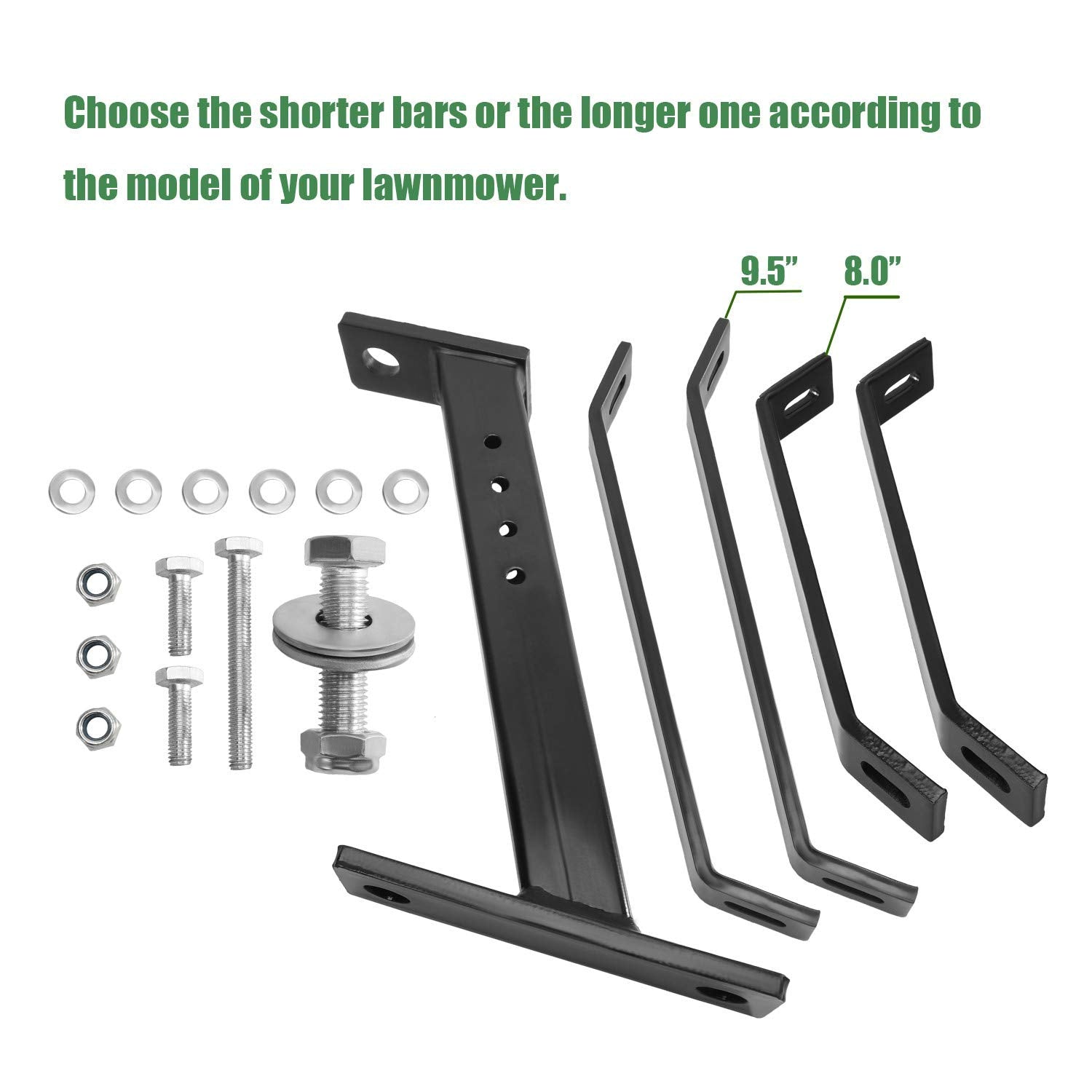 Close-up of Eapele solid iron construction on trailer hitch