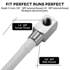 Earlyred 1/4 inch ID outlet supports simple hose connections.