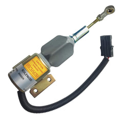 Earlyred 3932529 fuel shut off solenoid front view for Cummins engines, reliable shutdown control.