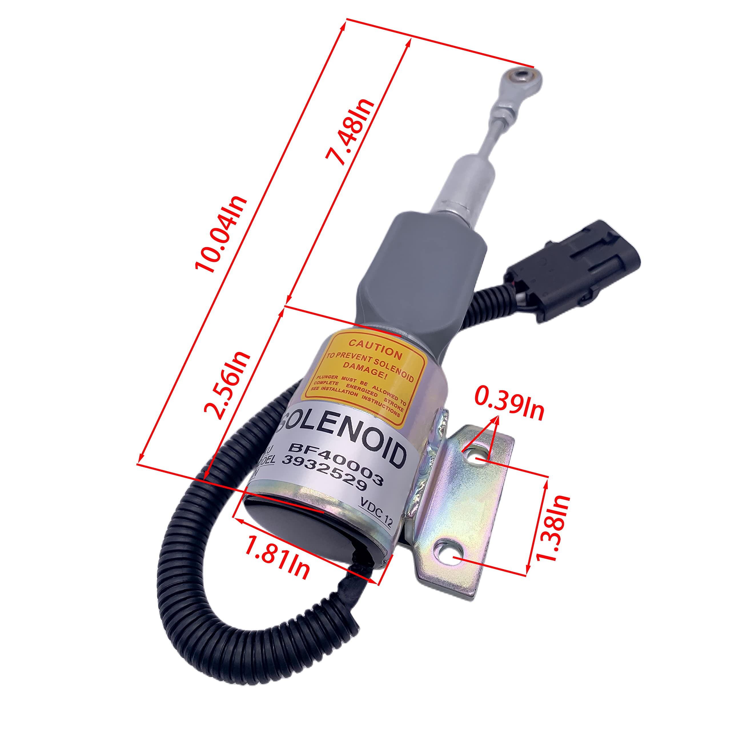 Earlyred engine-install solenoid closeup for easy installation and secure connections.