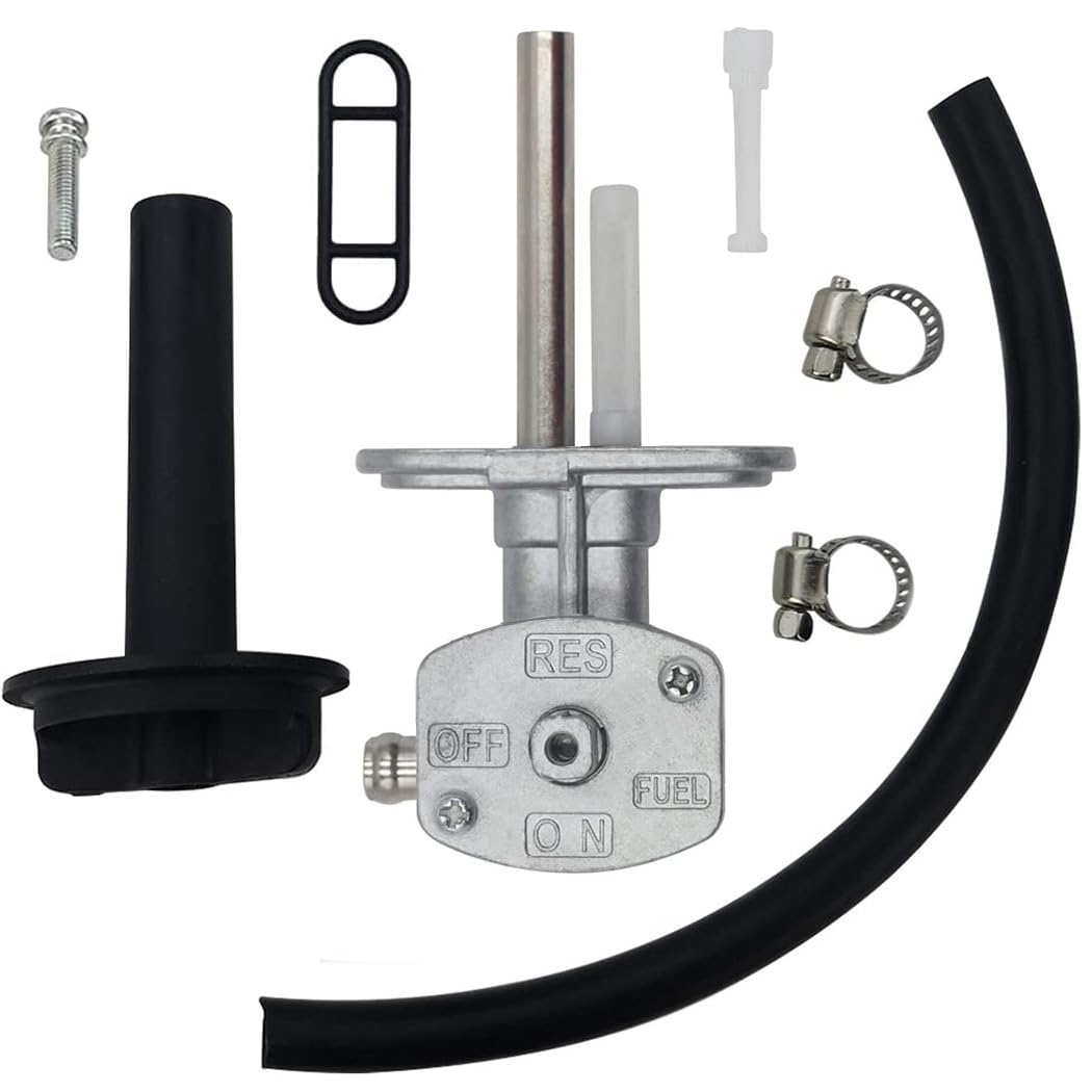 Earlyred fuel petcock with lever for Yamaha Kodiak models
