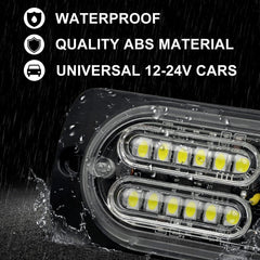 Ease2U E strobe light side view highlighting waterproof housing for all-weather use.